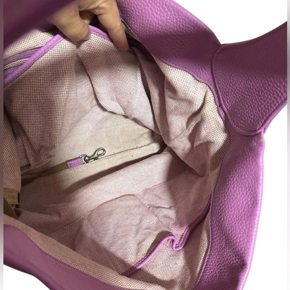 DOONEY & BOURKE Pink w/Silver Hardware Hobo Bag, EUC